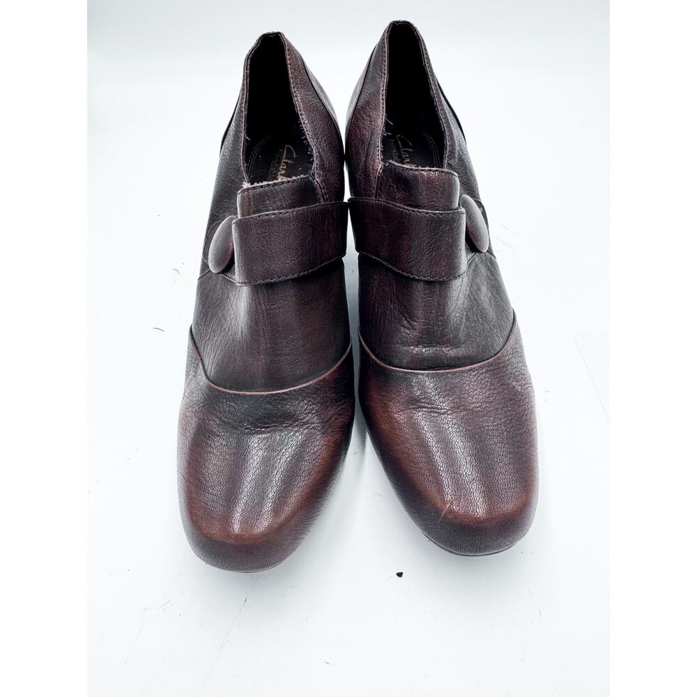 Clarks Ruby Glam Heeled Ankle Booties Size 11 - image 3